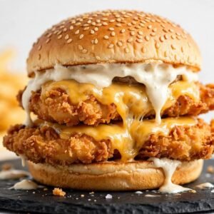 Double Chicken Burger